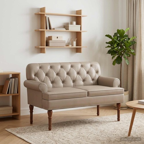 Loveseat con bottoni - , imbottiti