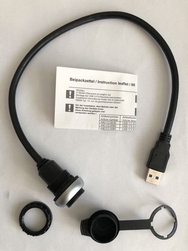 Usb presa pannello 30cm - presa,