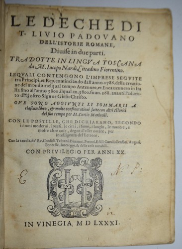 Offerta tito livio - tito,
