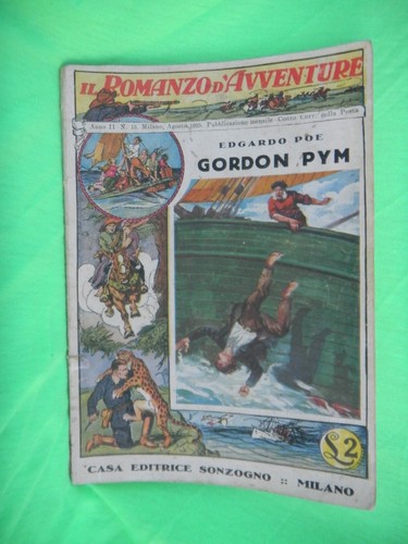 Libro gordon pym - libro, di