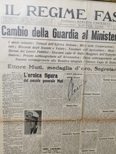 Ettore Muti Autografo su