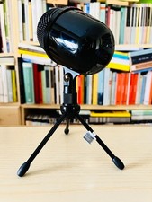 Microfono a condensatore da scrivania, connessione USB, adatto per video ASMR