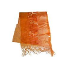 STOLA ORGANZA SCIALLE ARANCIO