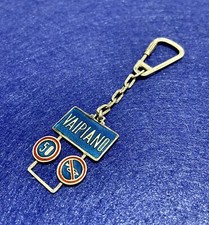 portachiavi in argento 925 Antico Circa Anni 40-50 Smaltata Rarissima Stradale