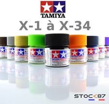 peinture brillante Tamiya Acrylique 10ml de X1 à X34