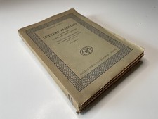 Giuseppe Baretti, Lettere familiari, Società subalpina editrice 1941