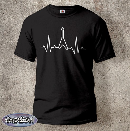 Shirt heavy metal heartbeat - heavy,