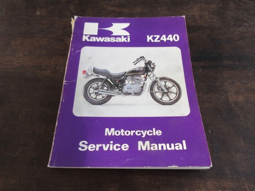 Kawasaki kz440 service shop - kawasaki,