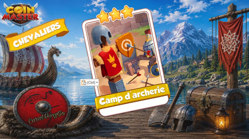 Camp archerie carte coin - d'archerie,