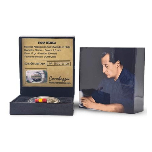 Estuche lujo con - de, moneda