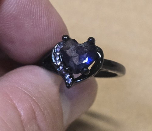 Anello solitario donna - , viola