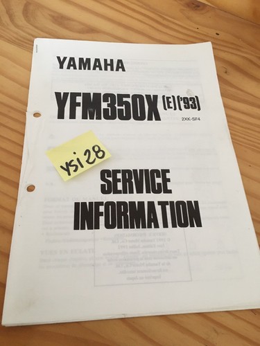 Yamaha yfm350x raptor - raptor, 1993