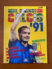 1991 Album Calciatori Vallardi IL GRANDE CALCIO 91 con 6 figurine attaccate/474