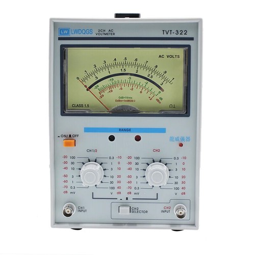 Tvt 322 millivoltmetro - millivoltmetro, doppio
