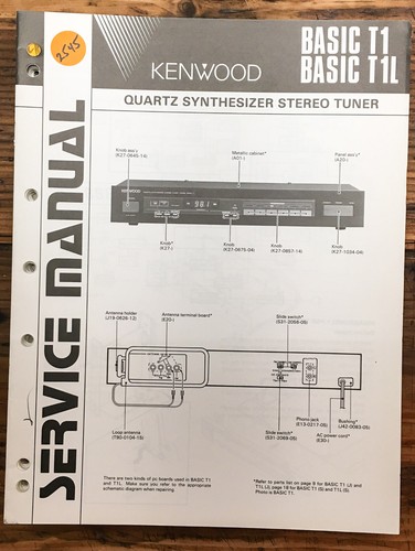 Kenwood basic tuner manuale - basic,