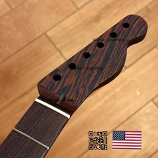 Collo chitarra Wenge Tele Nitro Satin Telecaster adatto per corpo Warmoth & Fender WT 