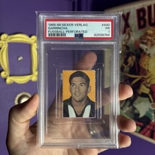 1965-66 Sicker-Editore Stagione Calcio Vintage Football Sticker Garrincha PSA 2 