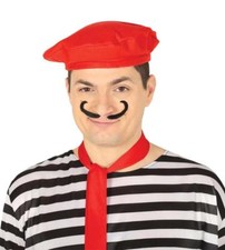 Cappello basco rosso per