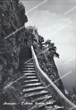 at232 cartolina anacapri l'ultima rampa della scala fenicia provincia di napoli
