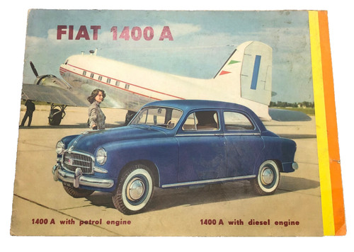 Brochure automobile fiat 1400 - fiat,