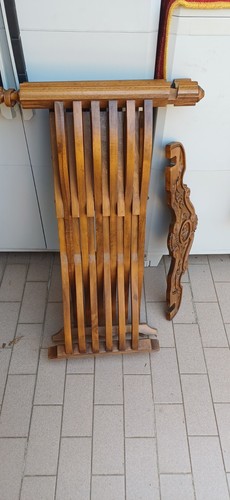 Sedia savonarola vintage legno - sedia,