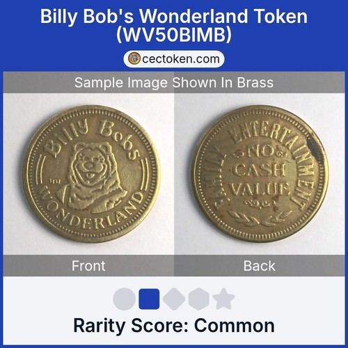 Gettone billy bob - gettone, bob's