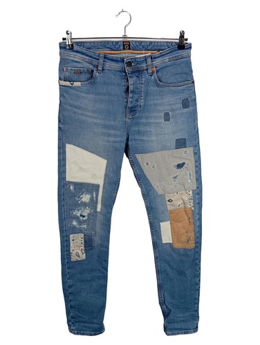 Boss jeans uomo blu - boss,