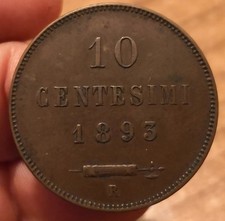 Moneta 10 Centesimi 1893, San