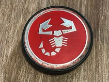 ABARTH 55MM BORCHIA COPPA COPRI MOZZO MOZZI RUOTA RUOTE CERCHIO CERCHI LOGO NOME