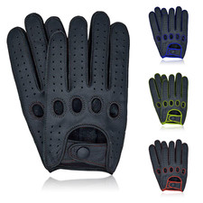 Guanti in pelle guida classici vintage auto d'epoca autista elegante abito da fahion