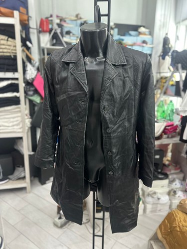 Trench pelle usato donna - pelle,