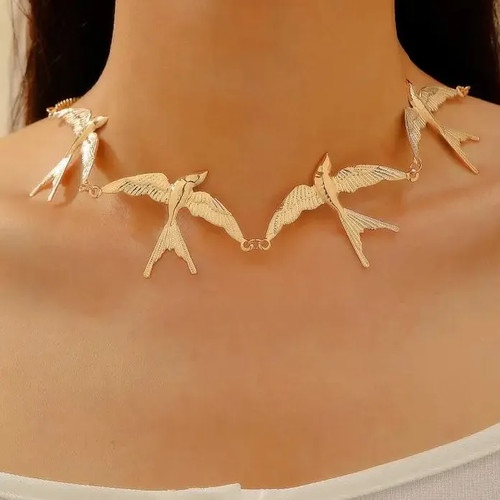 Collana donna piccola rondine