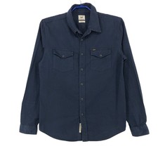 Camicia Blu Casual A Maniche