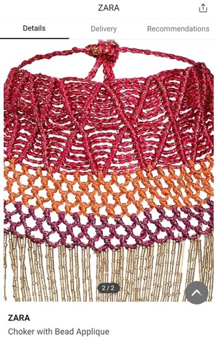Collana girocollo zara perline - zara,