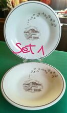 LOTTO 4 PIATTI MULINO BIANCO 2 PIANI + 2 FONDI RACCOLTA RONDINI COCCIO SET