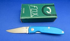 Coltello MANIAGO/FOX vintage LINER LOCK n.499 OC BLU made in ITALY MAI USATO COND