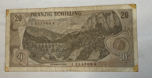 Banconota scellini austria - banconota,