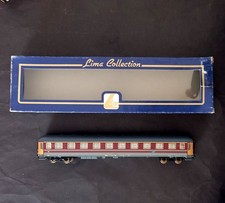 LIMA H0 309447 Carrozza Passeggeri Rosso Fegato 1 Classe Nuovo logo FS Leggi Des