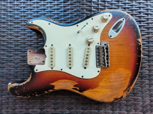Mjt stratocaster body relic - stratocaster,