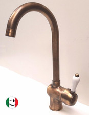 RUBINETTO MISCELATORE MONOCOMANDO  LAVELLO "BELLE EPOQUE - P" BRONZATO - BRONZO