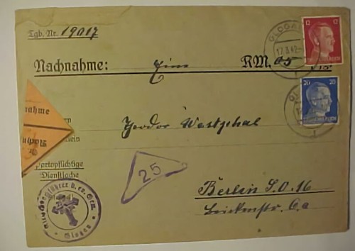 Germania 1942 cod - 1942, triangolo