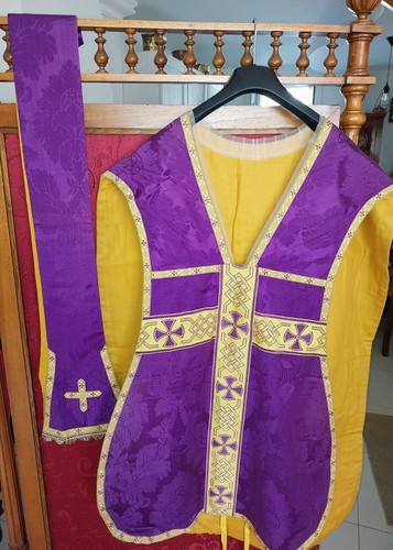 Pianeta viola con stola - pianeta,