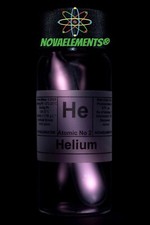 Helium gas ampoule, rarefied