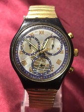 Orologio Swatch Chrono TIMELESS ZONE (SCN104)-compl.funz.-Braccialetto XXL-L@@K
