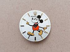 Dial Quadrante Argento Topolino per Rolex Precision 6426