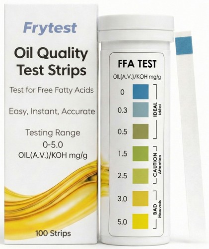 Strisce test olio friggitrice - strisce,