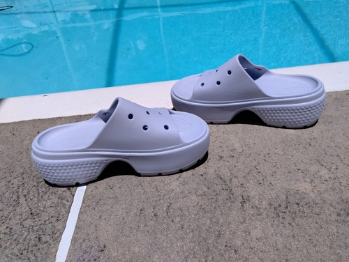 Sandali crocs bianchi - bianchi, plateau