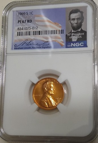 Lincoln memorial 1969 proof - lincoln,