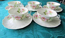 5 Tazze Da Tè In Porcellana