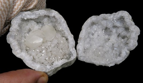 Tre cristalli calcite - di,